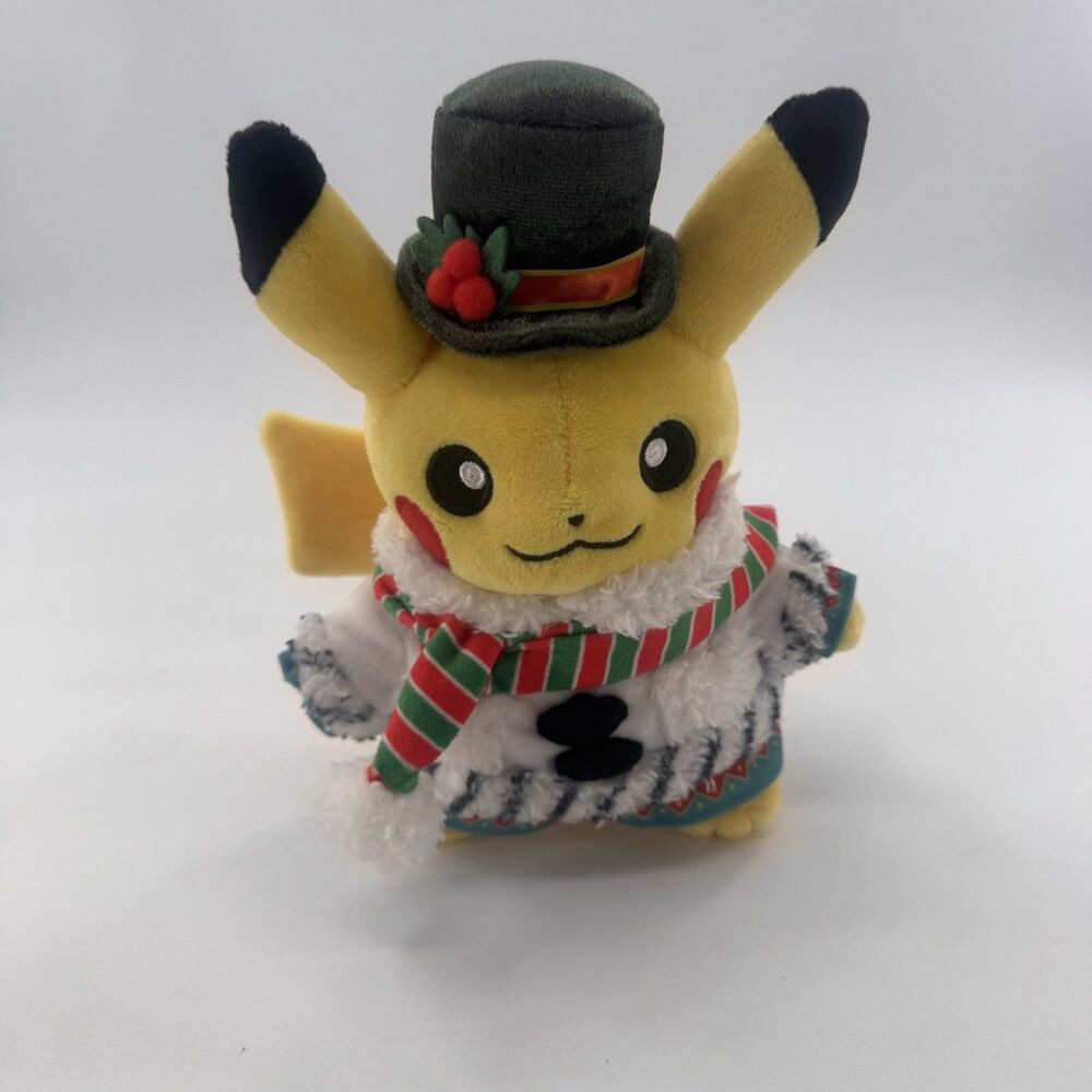 Pokémon Center Christmas Wonderland Pikachu Plush Toy Limited Edition